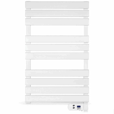 Yoevu – radiador toallero eléctrico bajo consumo 500w ip24 blanco