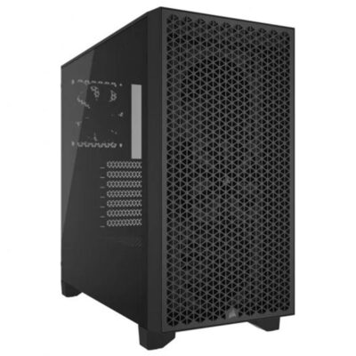 Caja ordenador gaming corsair 3000d airflow atx cristal templado negra