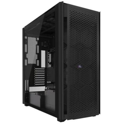 Caja ordenador gaming corsair icue 9000d airflow atx rgb cristal templado negra