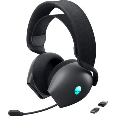 Auriculares gaming dell tri – mode inalambrico negro