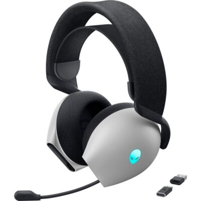 Auriculares gaming dell tri – mode inalambrico blanco