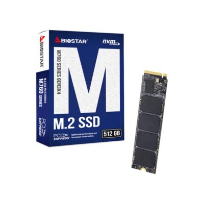Disco duro interno ssd biostar m760 512gb m.2 pci express
