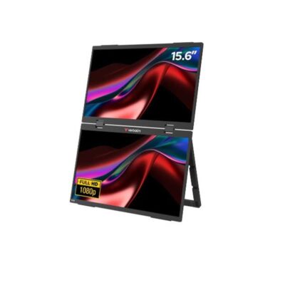 Monitor led portatil doble 15.6 pulgadas verbatim s – ips – fhd – hdmi – usb tipo a – usb tipo c – 60hz – 10ms
