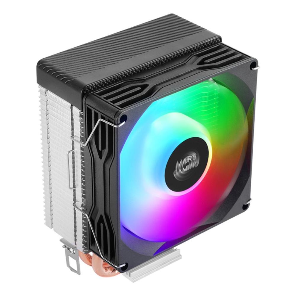 Ventilador disipador cpu mars gaming mcpux2 frgb 90mm negro
