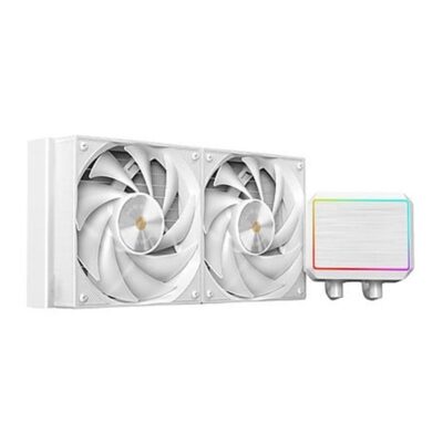 Kit refrigeracion liquida mars gaming mlproii240w frgb 2x 120mm blanco