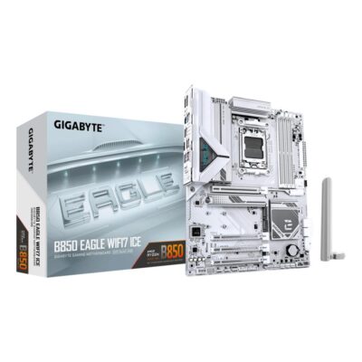 Placa base gigabyte b850 eagle wifi7 ice atx – 4x ddr5