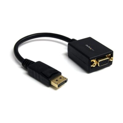 Adaptador displayport a vga startech 28cm – macho – hembra – negro
