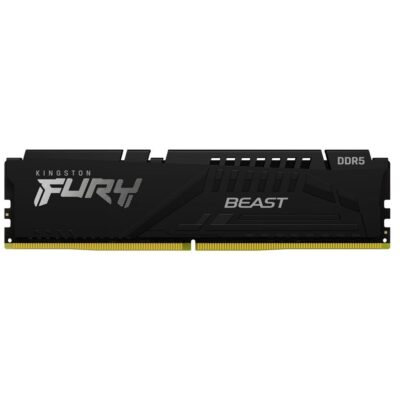 Memoria ram ddr5 32gb 2x16gb kingston – 6000mt – s – fury beast – cl30 – negro