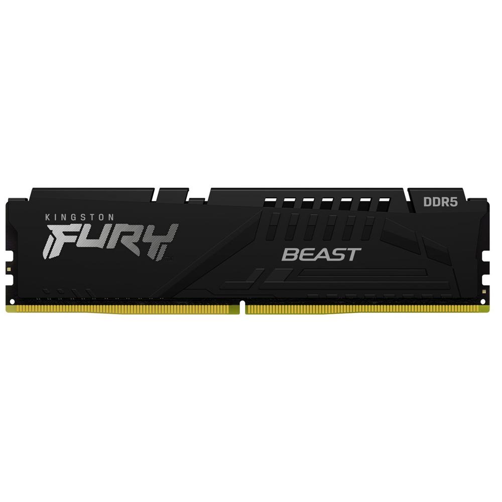 Memoria ram ddr5 32gb 2x16gb kingston - 6000mt - s - fury beast - cl30 - negro