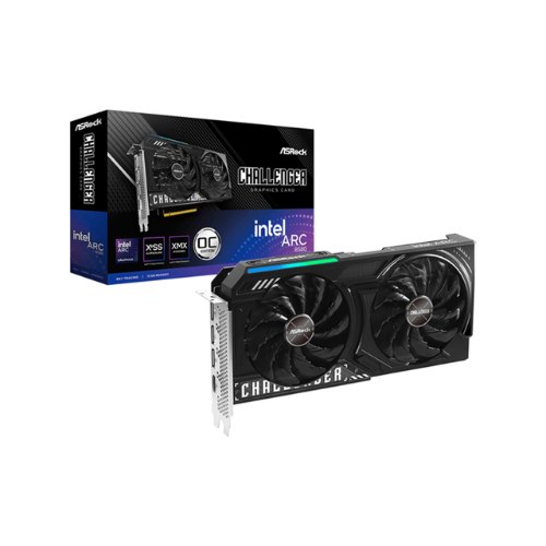 Tarjeta grafica asrock arc b580 challenger 12gb gddr6 - 3x dp - 1x hdmi pci express 4.0