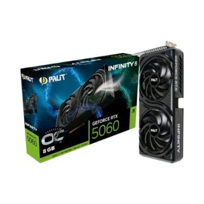 Tarjeta grafica palit rtx 5060 infinity 2 8gb gddr7 – 3x dp – 1x hdmi pci express 5.0