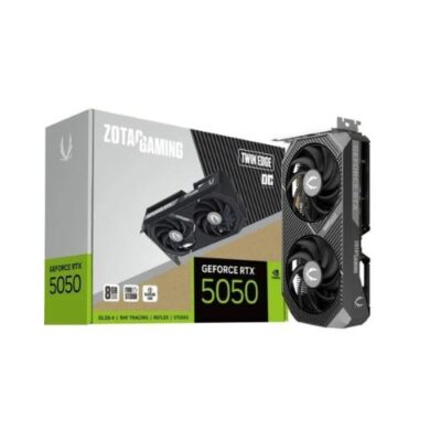 Tarjeta grafica zotac gaming rtx 5050 oc twin edge 8gb gddr7 – 3x dp – 1x hdmi pci express 5.0