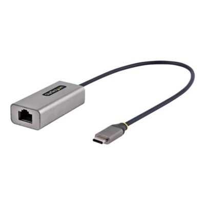 Adaptador de red usb tipo c a rj45 startech macho – hembra – gris