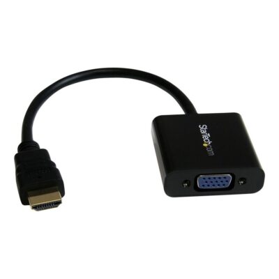 Adaptador hdmi a vga startech 24.5cm – macho – hembra – negro