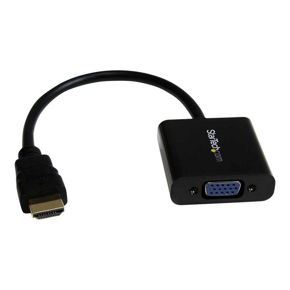 Adaptador hdmi a vga startech 24.5cm - macho - hembra - negro