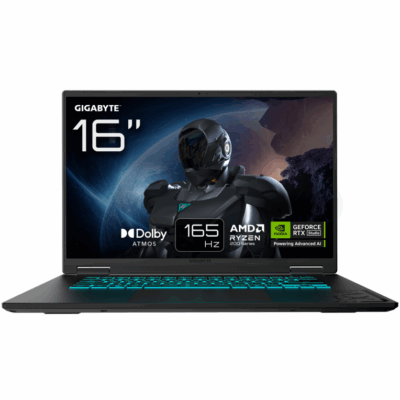 Portatil gigabyte a16 r7 – 260 – 32gb – ssd 1tb – rtx 5070 8gb – 16 pulgadas fhd+ – freedos