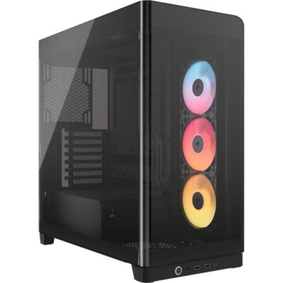 Caja ordenador gaming corsair 4500x rs – r argb atx cristal templado negra