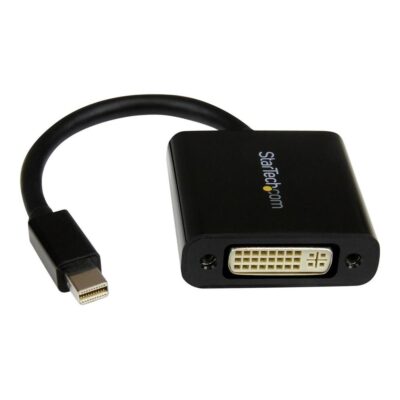 Adaptador mini dp a dvi startech 17cm – macho – hembra – negro