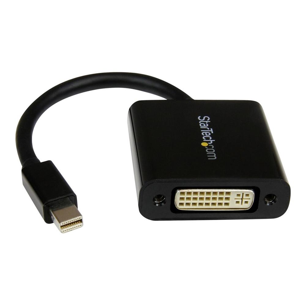 Adaptador mini dp a dvi startech 17cm - macho - hembra - negro