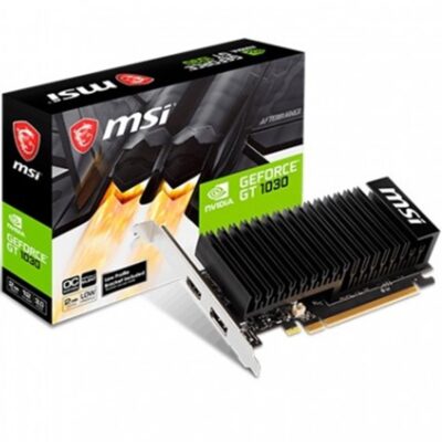 Tarjeta grafica vga msi gt 1030 2ghd4 lp oc 2gb ddr4 dp – hdmi