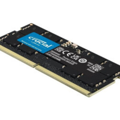 Memoria ram ddr5 48gb crucial – sodimm – 5600mhz – pc5 44800 – cl46 – 1.1v