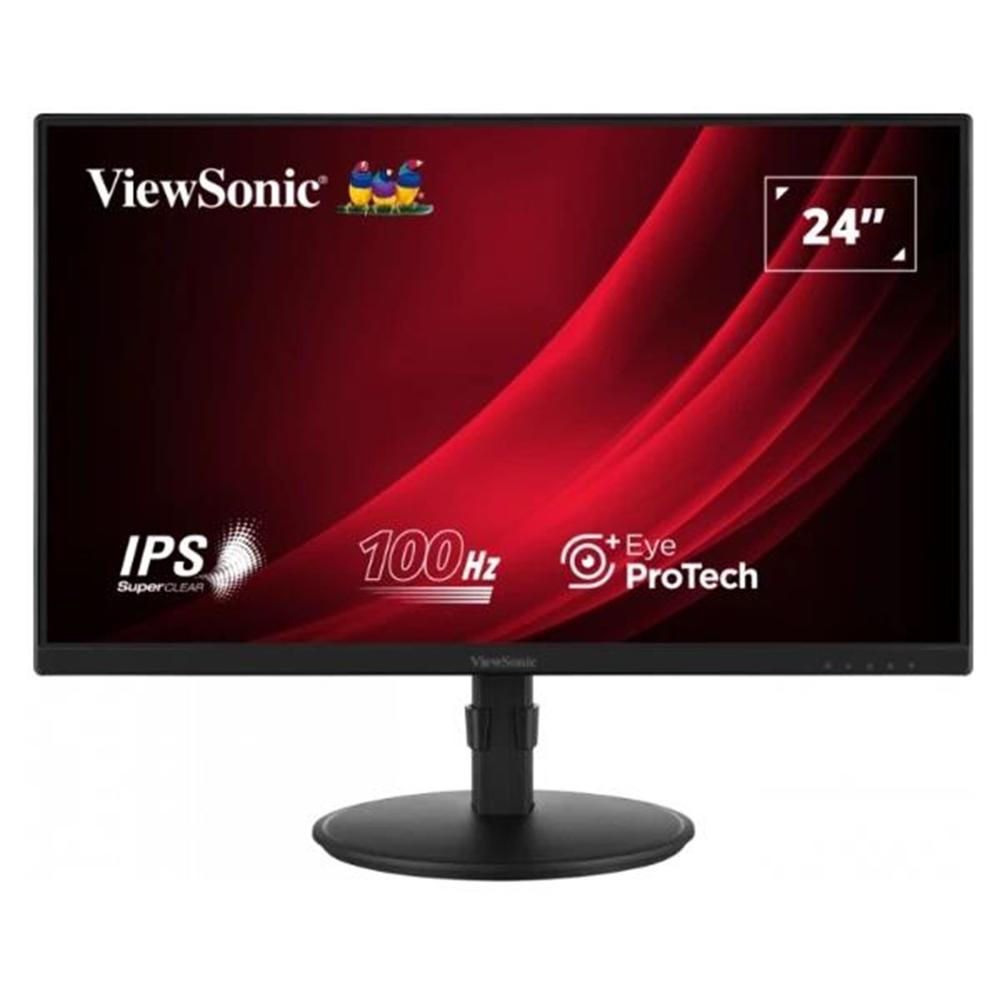 Monitor led 24 pulgadas viewsonic vg2408a - mhd ips - fhd - dp - hdmi - vga - 100hz - 5ms - vesa 100x100
