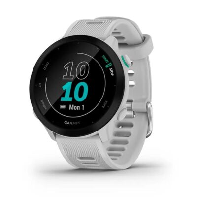 Reloj smartwatch garmin forerunner 55 blanco f.cardiaca – gps – bt