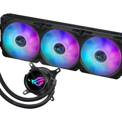 Kit refrigeracion liquida asus rog strix lc iii 360 argb 3x 120mm negro