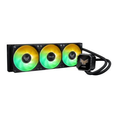 Kit refrigeracion liquida asus tuf gaming lc iii 360 argb lcd 3x 120mm negro
