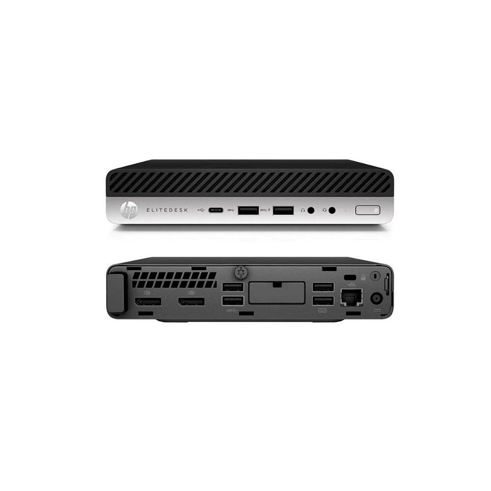 Ordenador reacondicionado mini hp elitedesk 800 g5 - i5 - 9th - 8gb - 256gb ssd nvme - win 11 pro - sin cable trebol