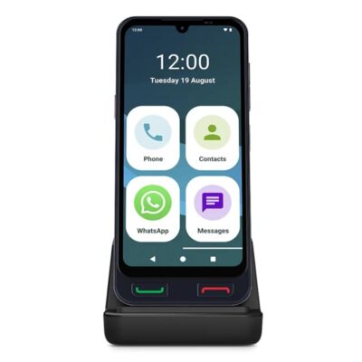 Telefono movil smartphone spc zeus 2 pro – 4gb – 128gb – 6.1 pulgadas – negro + base