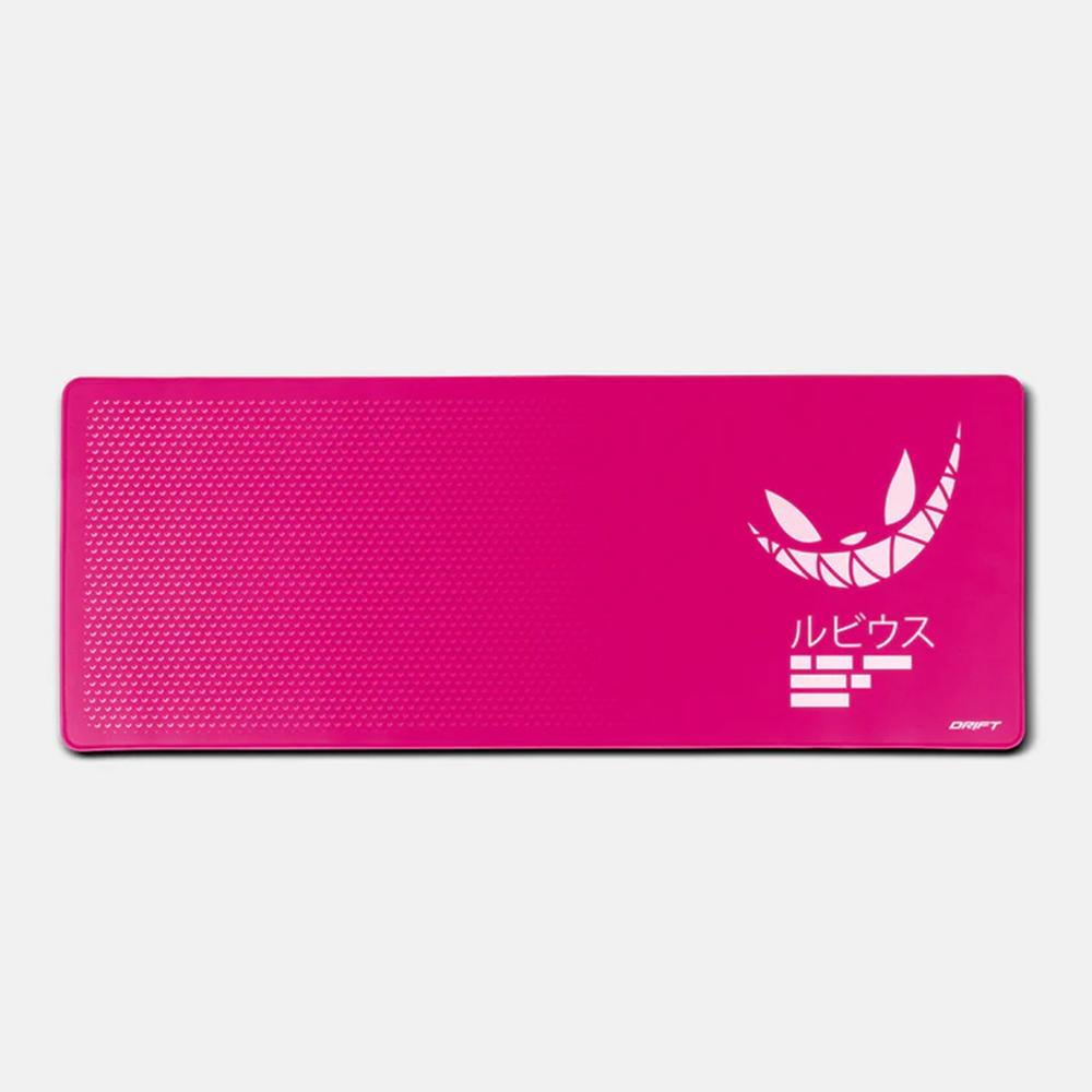 Alfombrilla gaming drift edicion especial el rubius rosa xl 900 x 350 x 3 mm