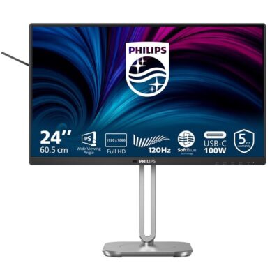 Monitor led 24 pulgadas philips 24b2u4301 – 00 ips – fhd – dp – hdmi – 120hz – 4ms – vesa 100×100