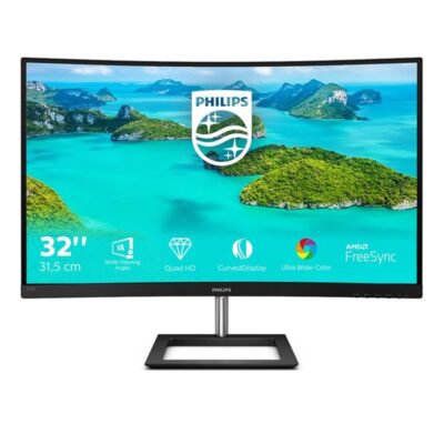 Monitor led 31.5 pulgadas philips 325e1c – 00 curvo – va – qhd – dp – hdmi – vga – 75hz – 4ms – vesa 100×100