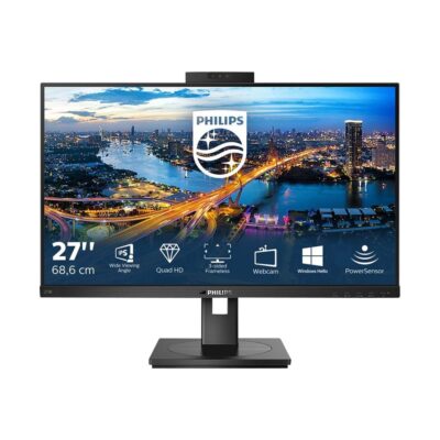 Monitor led 27 pulgadas philips b line 275b1h – 00 ips – qhd – dp – hdmi – dvi – d – 75hz – 4ms – vesa 100×100 – webcam