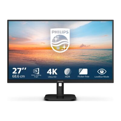 Monitor led 27 pulgadas philips 27e1n1800a – 00 ips – 4k uhd – dp – hdmi – 60hz – 4ms – vesa 100×100