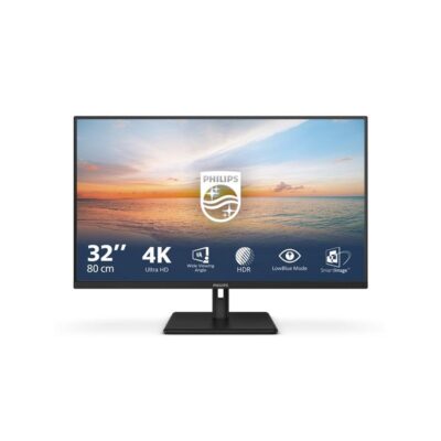 Monitor led 31.5 pulgadas philips 32e1n1800la – 00 va – 4k uhd – dp – hdmi – 140hz – 4ms – vesa 100×100