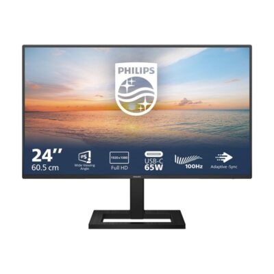Monitor led 24 pulgadas philips 24e1n1300ae – 00 ips – fhd – hdmi – 100hz – 1ms – vesa 100×100