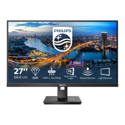 Monitor led 27 pulgadas philips 276b1 – 00 ips – qhd – dp – hdmi – 75hz – 4ms – vesa 100×100