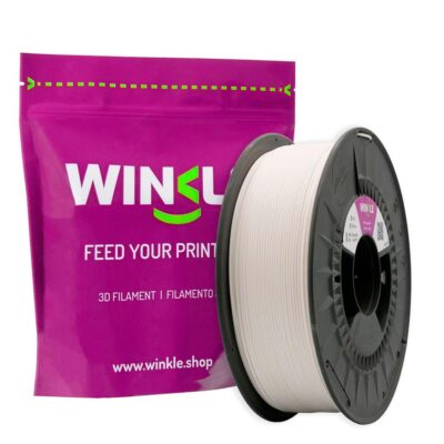Filamento blanco glaciar winkle petg – 1.75mm – impresora 3d – 1 kg