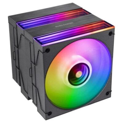 Ventilador cpu mars gaming mcpux26 argb 2x 120mm negro