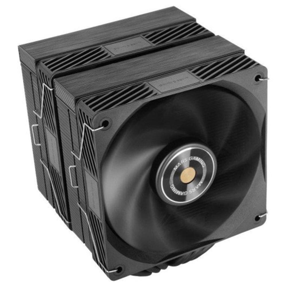 Ventilador cpu mars gaming mcpux26pro 2x 120mm negro
