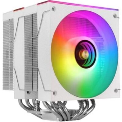 Ventilador cpu mars gaming mcpux26w argb 2x 120mm blanco
