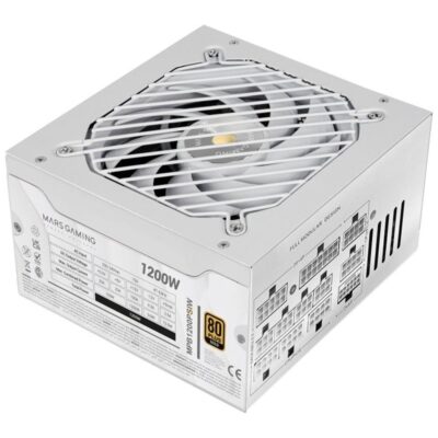 Fuente alimentacion mars gaming mpb1200psiw atx 1200w blanca