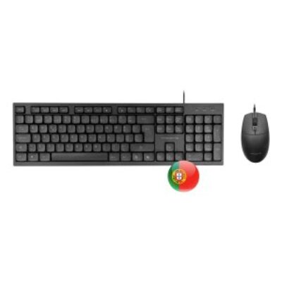 Teclado + mouse tacens anima acp02pt negro portugues