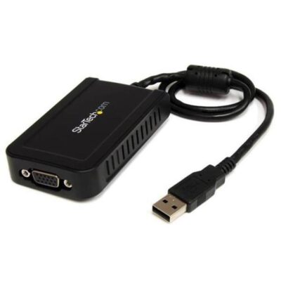 Adaptador usb a vga startech macho – hembra – negro