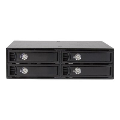 Rack movil startech 5.25 pulgadas 4x 2.5 pulgadas