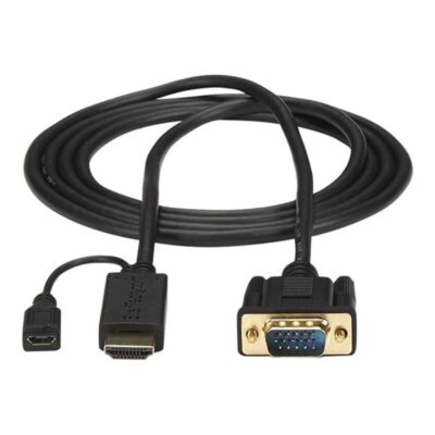 Cable hdmi – micro usb tipo b a vga startech 2m – macho – hembra – macho – negro