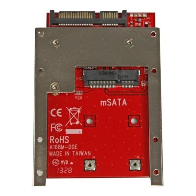 Adaptador msata a sata startech 2.5 pulgadas sata 6gb – s