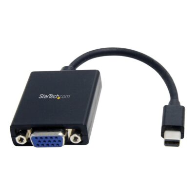 Adaptador mini dp a vga startech 0.13m – macho – hembra – negro
